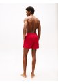 Traje Rojo De Baño De Medio Largo Con Logo Bordado Tommy Hilfiger de Tommy Hilfiger