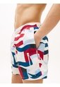 Traje Multicolor De Baño Corto De Medio Largo Con Estampado Tommy Hilfiger de Tommy Hilfiger