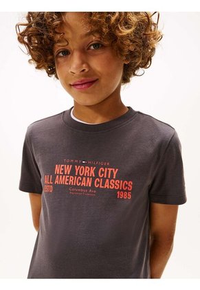 Camiseta Blanca Con Logo Gráfico NYC Tommy Hilfiger