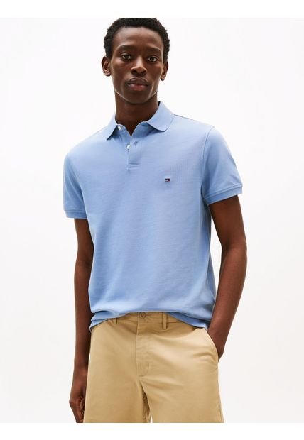 Polo Azul 1985 De Corte Regular Tommy Hilfiger