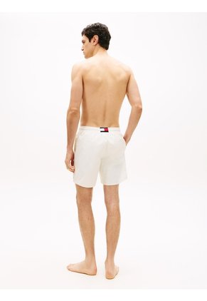 Traje Blanco De Baño Largo De Nailon Y Cordón Ajustable Tommy Hilfiger