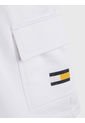 Bermuda Blanco En Algodón Con Bolsillo Y Logo Para Niño Tommy Hilfiger de Tommy Hilfiger