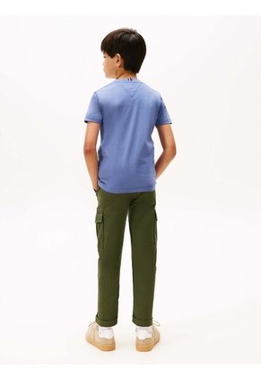 Camiseta Azul Con Logo Varsity Tommy Hilfiger