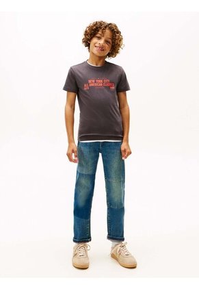 Camiseta Blanca Con Logo Gráfico NYC Tommy Hilfiger