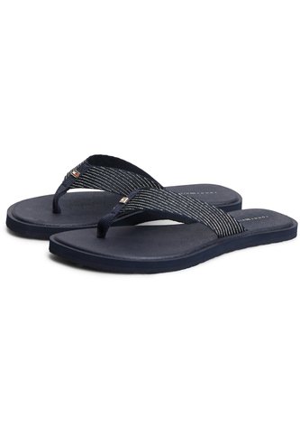 Sandalias Azul Marino IM Scandi Con Logo Metalizado Tommy Hilfiger Tommy Hilfiger
