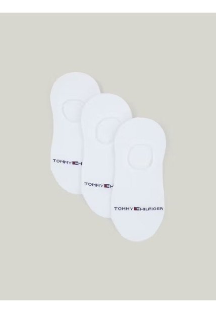 Pack Negro De 3 Calcetines Invisibles Tommy Hilfiger