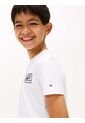 Camiseta Blanca Varsity Con Logo Tommy Hilfiger de Tommy Hilfiger