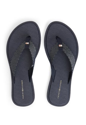 Sandalias Azul Marino IM Scandi Con Logo Metalizado Tommy Hilfiger