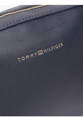 Bolso Azul Cruzado Con Logo Tommy Hilfiger