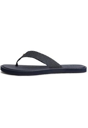Sandalias Azul Marino IM Scandi Con Logo Metalizado Tommy Hilfiger
