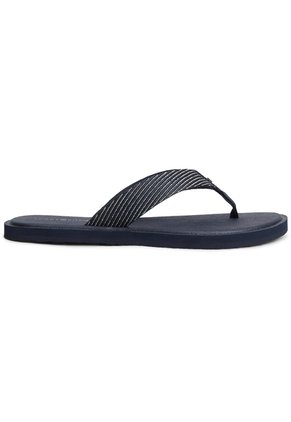 Sandalias Azul Marino IM Scandi Con Logo Metalizado Tommy Hilfiger