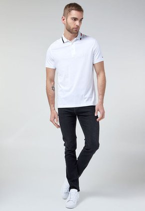 Polo Blanco-Azul Navy-Rojo Tommy Hilfiger