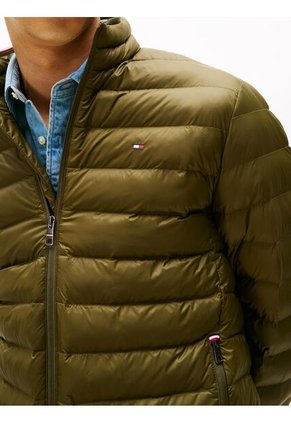 Chaqueta Verde Plegable Repelente Al Agua Tommy Hilfiger