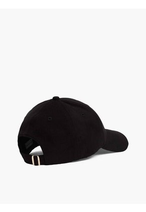 Gorra Negra De Béisbol Con Monograma TH Tommy Hilfiger
