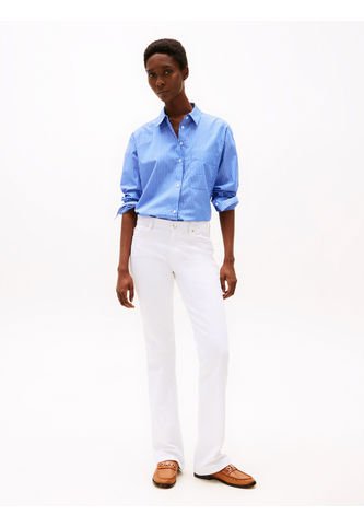 Jeans Blanco Blancos De Corte Bootcut Y Talle Medio Tommy Hilfiger Tommy Hilfiger