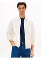 Chaqueta Blanca De Felpa Con Logo Bordado Tommy Hilfiger de Tommy Hilfiger