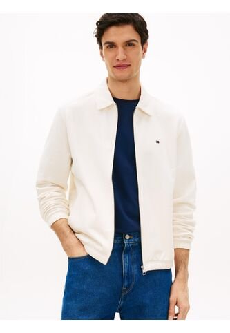 Chaqueta Blanca De Felpa Con Logo Bordado Tommy Hilfiger Tommy Hilfiger