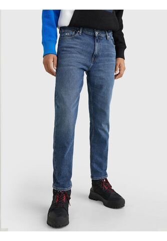 Jeans Dad Ajustados Cónicos Y Desteñidos Hombre Azul Tommy Hilfiger Tommy Hilfiger