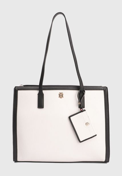 Bolso Blanco-Negro TOMMY HILFIGER