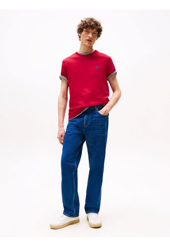 Camiseta Roja Con Monograma TH A Contraste Tommy Hilfiger Tommy Hilfiger