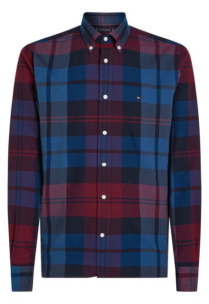 Camisa Roja De Tartán Black Watch Tommy Hilfiger