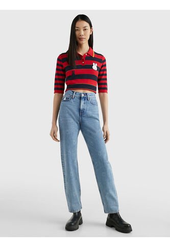 Jeans Azul De Corte Amplio X Miffy Para Mujer  Tommy Hilfiger Tommy Hilfiger