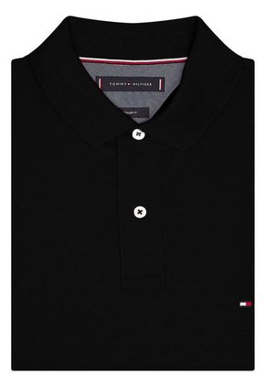 Polo Manga Corta Regular Fit Negro Classic Tommy