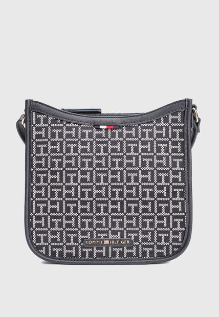 Bolso Manos Libres Azul Navy-Blanco TOMMY HILFIGER