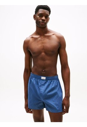 Pack Azul De 3 Bóxer Con Estampado Tommy Hilfiger