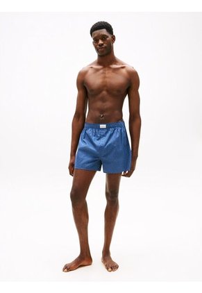 Pack Azul De 3 Bóxer Con Estampado Tommy Hilfiger