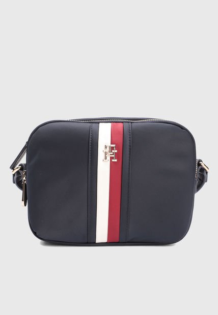 Bolso Manos Libres Azul Navy-Blanco-Vinotinto TOMMY HILFIGER