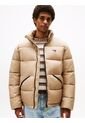 Chaqueta Beige Acolchada Con Efecto Arrugado Tommy Jeans de Tommy Hilfiger