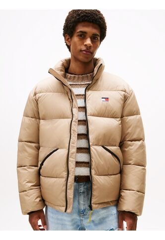 Chaqueta Beige Acolchada Con Efecto Arrugado Tommy Jeans Tommy Hilfiger