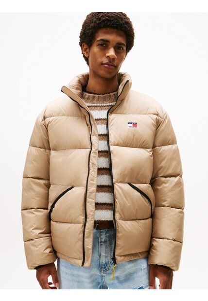 Chaqueta Beige Acolchada Con Efecto Arrugado Tommy Jeans