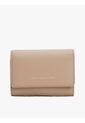 Billetera Beige Plegable En Tres Partes Con Logo Tommy Hilfiger de Tommy Hilfiger