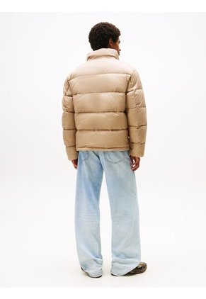 Chaqueta Beige Acolchada Con Efecto Arrugado Tommy Jeans