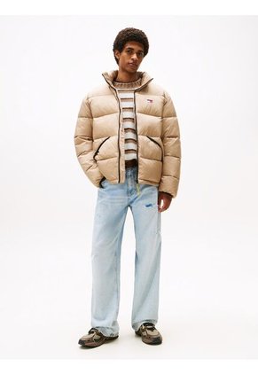 Chaqueta Beige Acolchada Con Efecto Arrugado Tommy Jeans