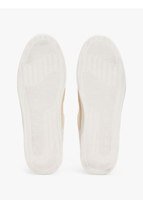 Tenis Blanco De Baloncesto Con Texturas Mixtas Tommy Hilfiger