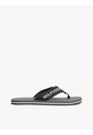 Sandalias Negro De Tiras Textiles Con Logo Tommy Hilfiger de Tommy Hilfiger