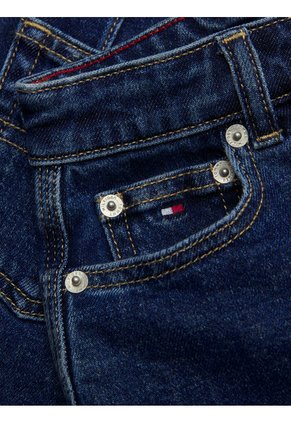 Minifalda De Niña Jeans Con Botones Tommy Hilfiger