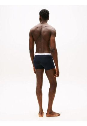 Pack Azul De 3 Calzoncillos Essential Con Inscripción Tommy Hilfiger