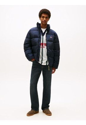 Chaqueta Azul Acolchada Con Efecto Arrugado Tommy Jeans