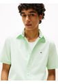 Camisa Verde Poplin Solida Tommy Hilfiger de Tommy Hilfiger