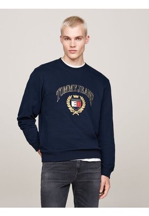 Saco Multicolor De Cuello Redondo Con Logo Bordado Tommy Jeans