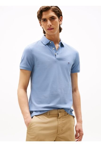 Polo Azul Slim 1985 Tommy Hilfiger
