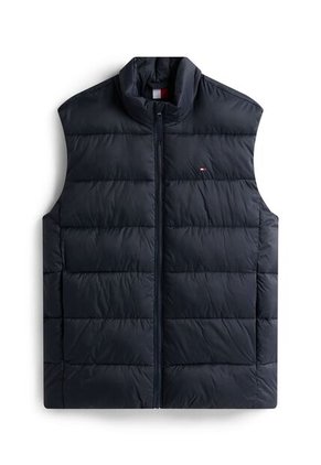 Chaleco Azul De Cuello Alto Acolchado Tommy Hilfiger