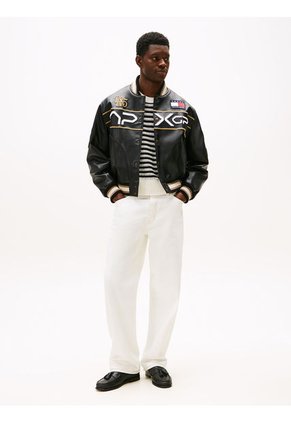 Jeans Blanco Amplios De Pierna Recta Colección APXGP Tommy Hilfiger