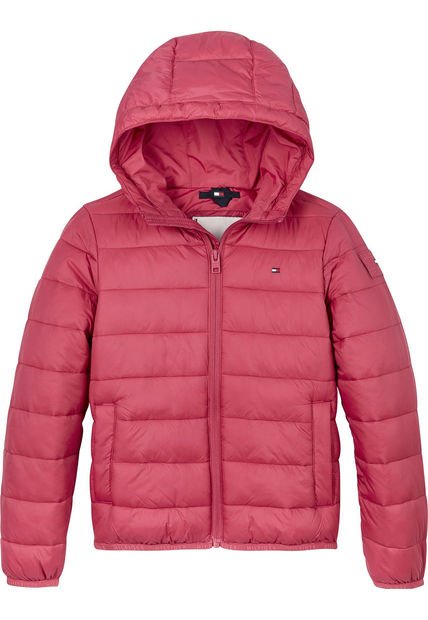 Chaqueta Niño Rosa Ligera Con Logo Tommy Hilfiger