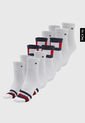 Medias X6 Blanco-Azul-Rojo Tommy Hilfiger de Tommy Hilfiger
