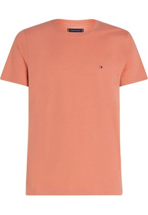 Camiseta Beige Essential Con Logo Tommy Hilfiger